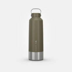 Quechua Stainless Steel Hiking Flask With Screw Cap MH100 1.5 L Khaki -Outdoor Camping k12d6030b941f796c8cc3b77928fe5e06