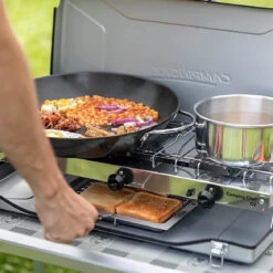 Campingaz Double Burner And Grill Chef Folding CV Stove 10 Campingaz Double Burner And Grill Chef Folding CV Stove -Outdoor Camping k350aa44865165c2c1950ab16a553eb0a