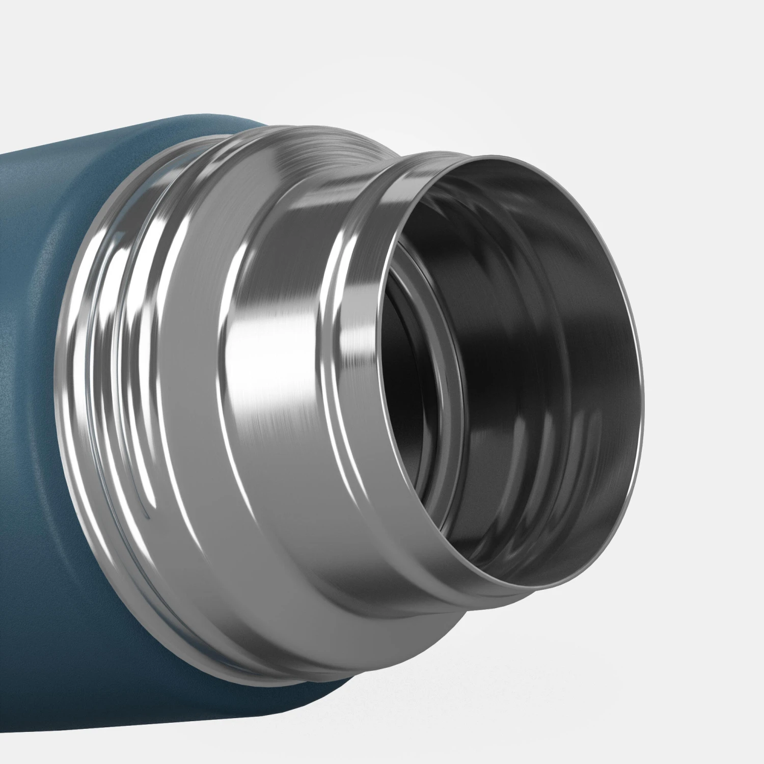 Quechua Stainless Steel Insulated Hiking Bottle 1 L Blue 9 Quechua Stainless Steel Insulated Hiking Bottle 1 L Blue - Image 7