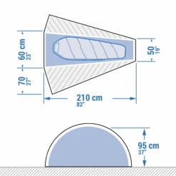 1 Man Trekking Dome Tent - MT900 -Outdoor Camping k60341c6b3af8bd53ecfcdae6defce6e8