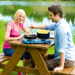 Campingaz Base Camp Double Burner Stove -Outdoor Camping k6aab77b7fb79c4c62b95ffdb9ee75522