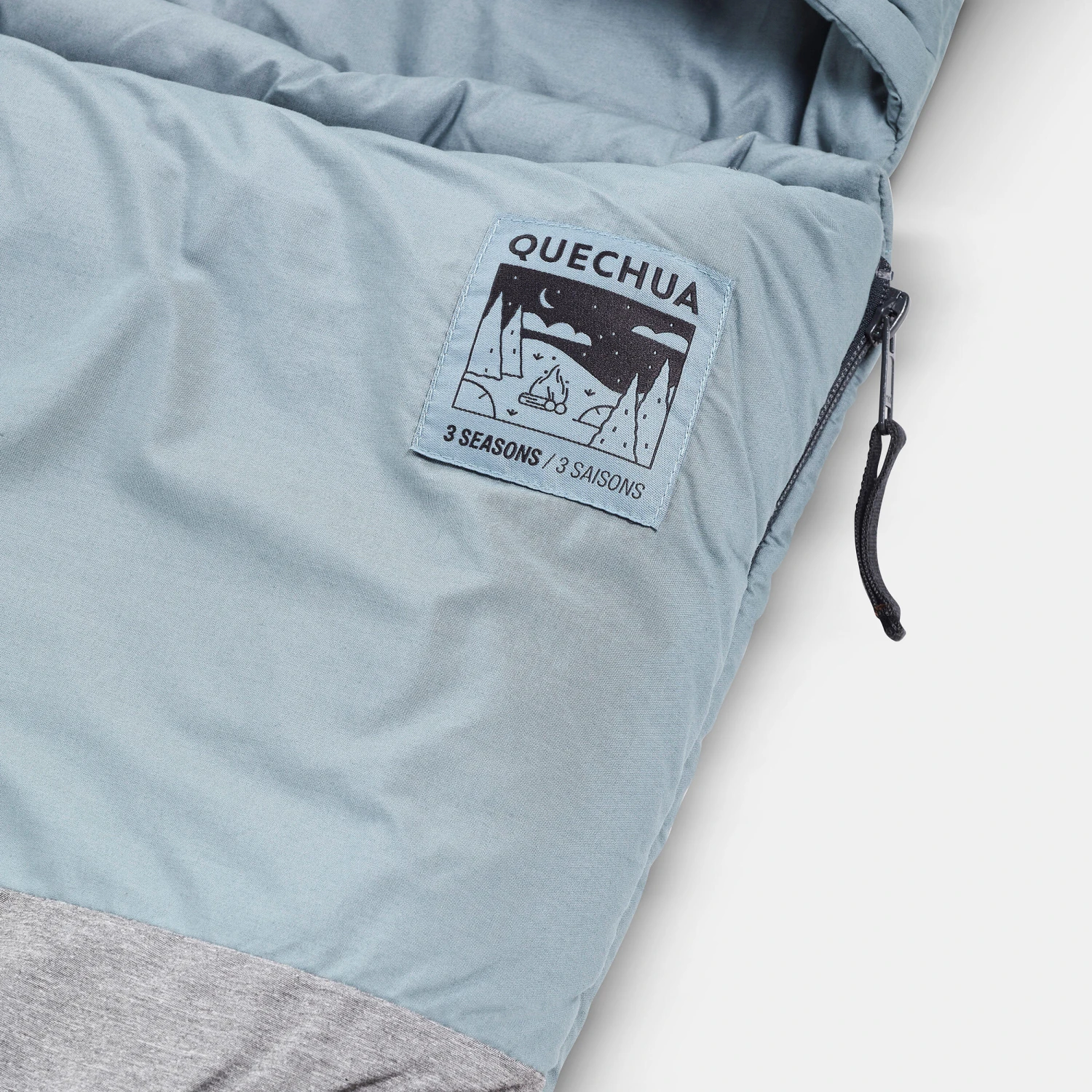 Quechua CAMPING SLEEPING BAG - ARPENAZ 0° COTTON DOUBLE 9 Quechua CAMPING SLEEPING BAG - ARPENAZ 0° COTTON DOUBLE - Image 7