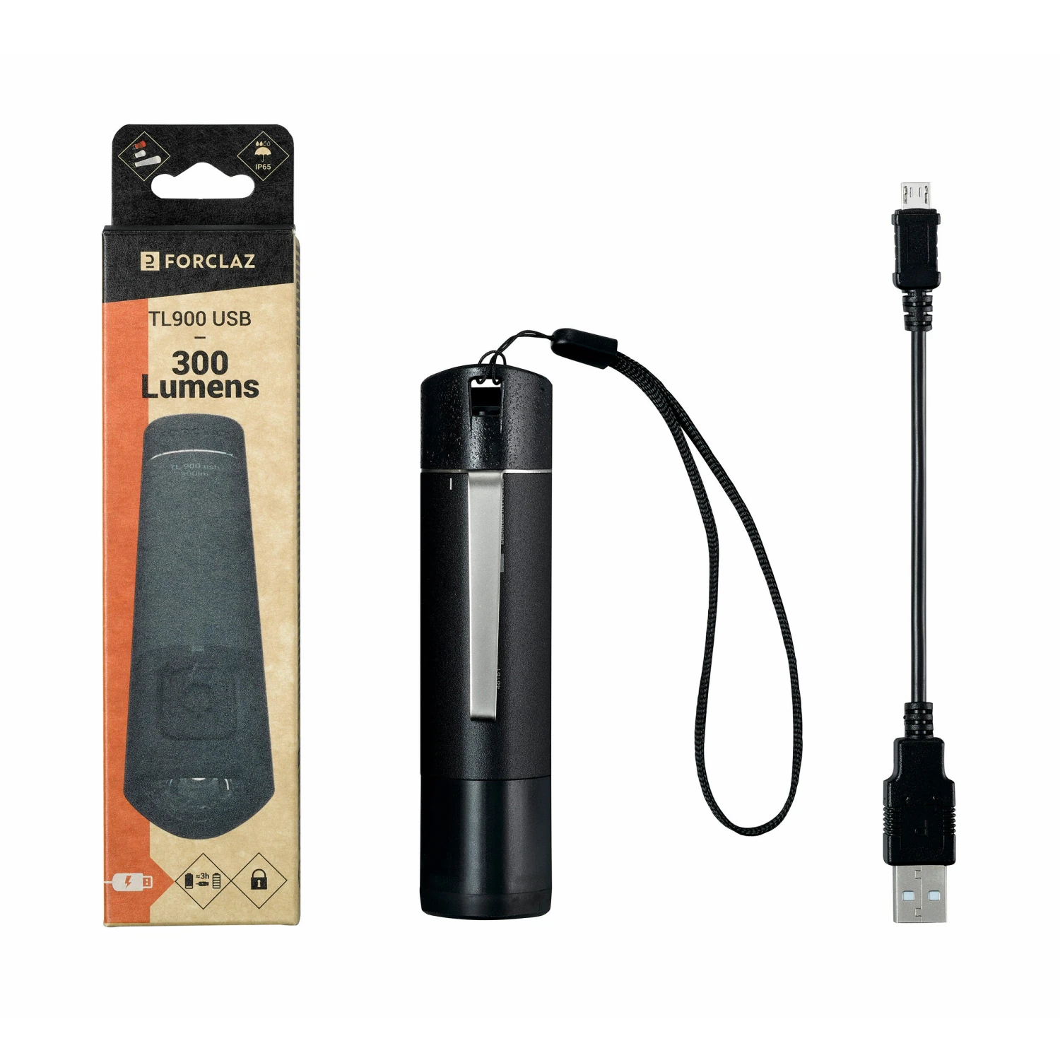 Rechargeable Torch - 300 Lm 6 Rechargeable Torch - 300 Lm - Image 4