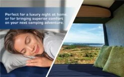 Single Comfort Plus Air Bed – Navy/White -Outdoor Camping k8cc5021531f70013326385ea51de4e2f