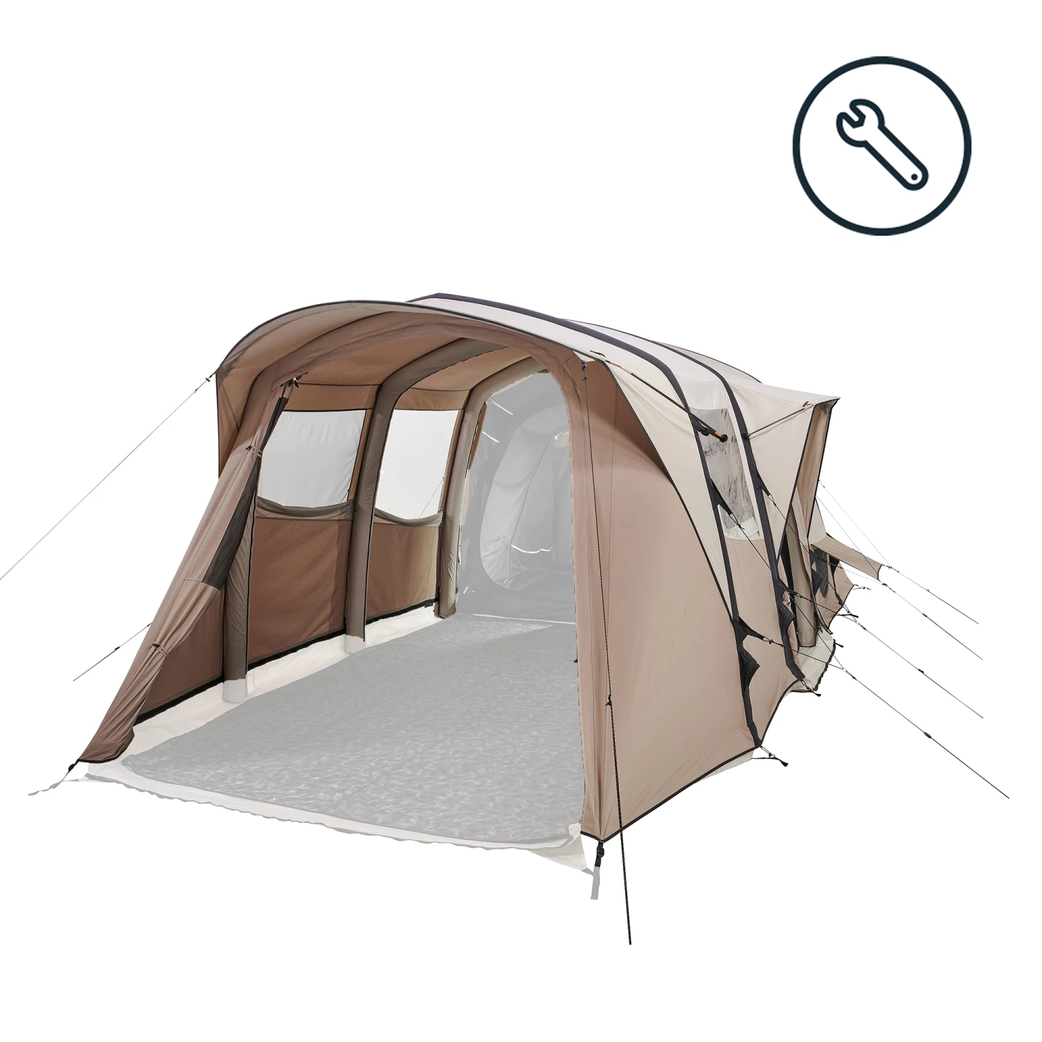 Quechua DOUBLE-TOIT - SPARE PART FOR THE AIR SECONDS 6.3 POLYCOTTON TENT 3 Quechua DOUBLE-TOIT - SPARE PART FOR THE AIR SECONDS 6.3 POLYCOTTON TENT