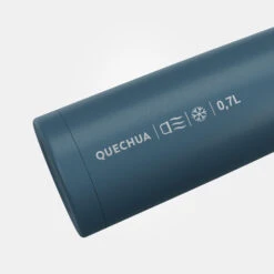 Quechua Stainless Steel Isothermal Hiking Bottle 0.7 Litre Blue -Outdoor Camping kcbcbb60b9f0211f76588fe98ee1ca0c6