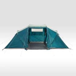 Quechua 4 Man Tent With Poles - Arpenaz 4.2 -Outdoor Camping kebc0fedf7c4c2b6c8a0a6a7b99b98752