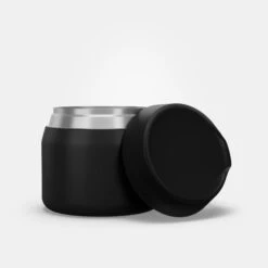 Quechua Stainless Steel Isothermal Food Box For Hiking MH500 0.5 L Black -Outdoor Camping kecf07f6b93c0658ae7112180b355b89a