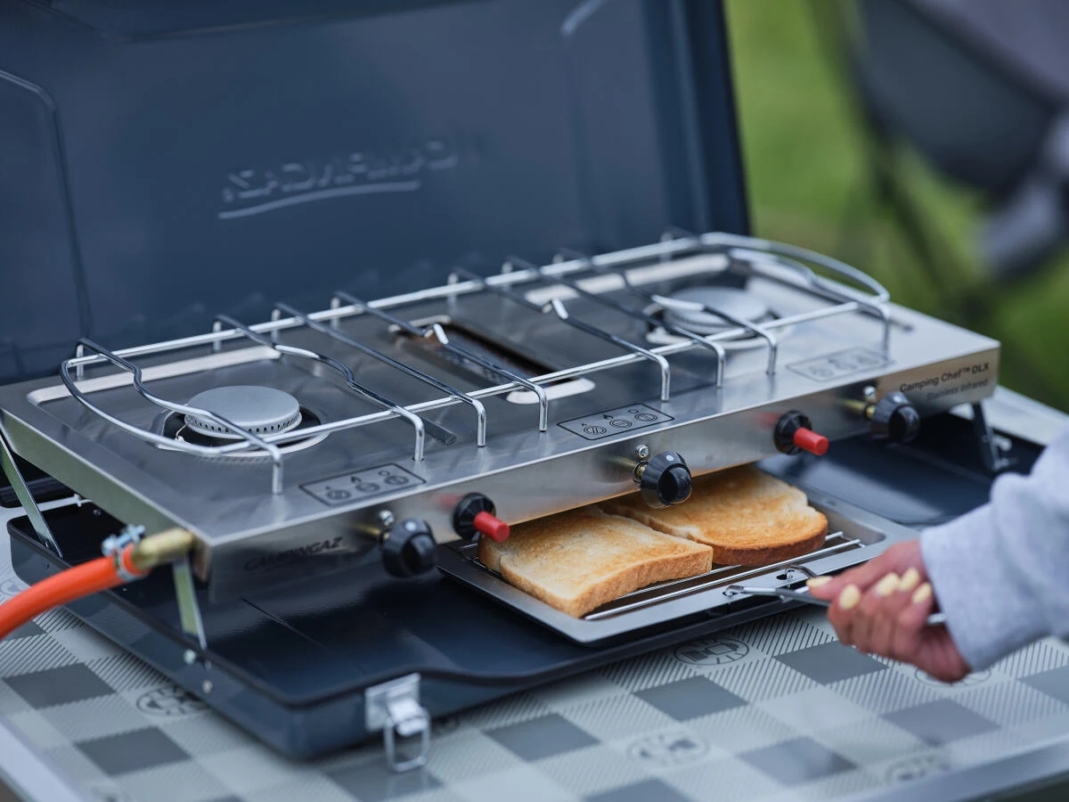 Campingaz Camping Chef DLX Stainless Infrared Gas Stove 7 Campingaz Camping Chef DLX Stainless Infrared Gas Stove - Image 5