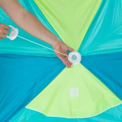 3-person Sun Shelter Beach Parasol UPF50+ Iwiko 180 - Blue Yellow 18 3-person Sun Shelter Beach Parasol UPF50+ Iwiko 180 - Blue Yellow -Outdoor Camping kf3b46ae99fd9026b2ba7d07ec8af48c5