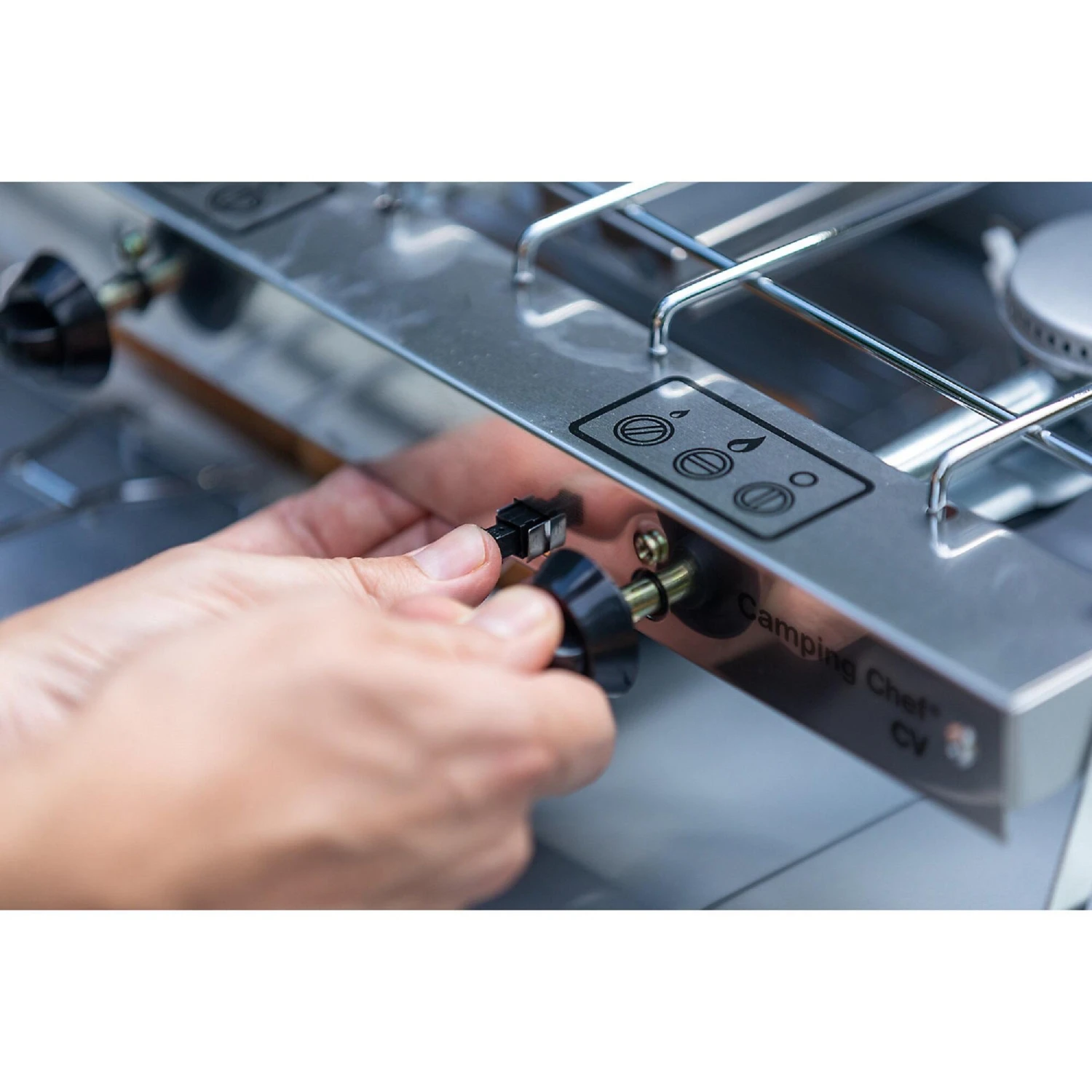 Campingaz Camping Chef Folding CV Cooking Stove With Grill 5 Campingaz Camping Chef Folding CV Cooking Stove With Grill - Image 3